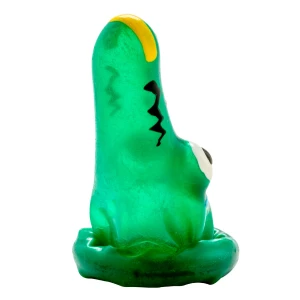 CONDOMERIE - PRESERVATIVOS NOVIDADES PINTADOS Ã MÃO MODELO CROCODILO 1